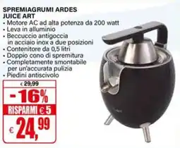 Il Gigante Spremiagrumi Ardes Juice Art offerta
