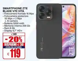 Il Gigante Smartphone ZTE Blade V70 Vita offerta