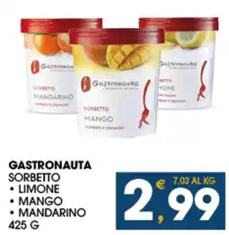SeBón Supermercati Gastronauta sorbetto offerta