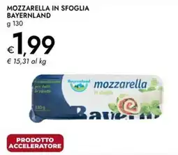 Bennet Mozzarella in sfoglia Bayernland offerta