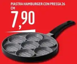 Emisfero Piastra hamburger con pressa offerta