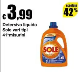 Sì con te Market Detersivo liquido Sole offerta