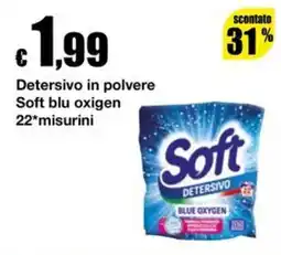Sì con te Market Detersivo in polvere Soft blu oxigen offerta