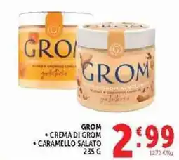 Deco Supermercati Grom crema di grom caramello salato offerta