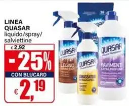 Il Gigante Linea Quasar liquido/spray/salviettine offerta