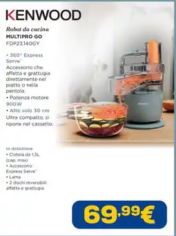 Euronics Kenwood Robot da cucina Multipro Go offerta