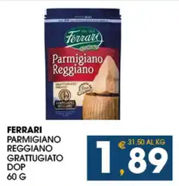 SeBón Supermercati Ferrari Parmigiano Reggiano Grattugiato DOP offerta
