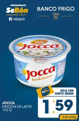 SeBón Supermercati Jocca Fiocchi di Latte offerta