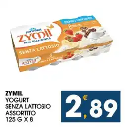 SeBón Supermercati Zymil yogurt senza lattosio offerta