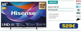 Smart TV 65" 4K Hisense
