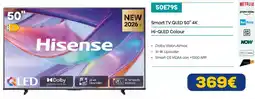 Euronics Smart TV QLED 50" 4K offerta