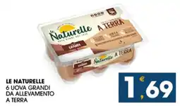 SeBón Supermercati Le Naturelle 6 uova grandi da allevamento a terra offerta