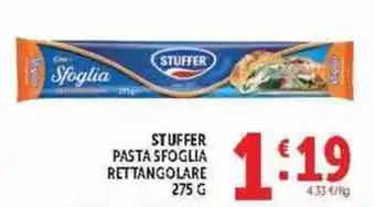 Stuffer pasta sfoglia rettangolare