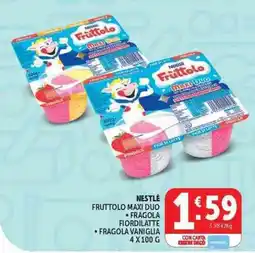 Deco Supermercati Nestlé Fruttolo Maxi Duo offerta