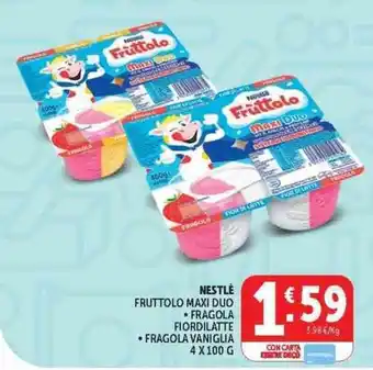 Deco Supermercati Nestlé Fruttolo Maxi Duo offerta