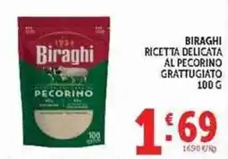 Deco Supermercati Biraghi Pecorino offerta