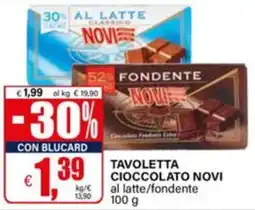 Il Gigante Tavoletta cioccolato Novi offerta
