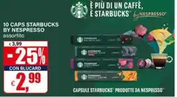 Il Gigante 10 caps starbucks assortito offerta