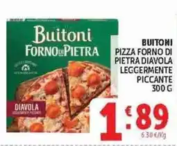 Deco Superstore Buitoni pizza forno di pietra diavola leggermente piccante offerta