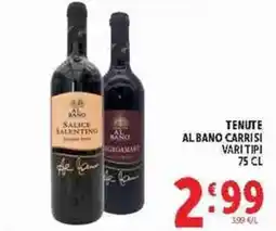 Deco Supermercati Tenute Albano Carrisi vari tipi offerta