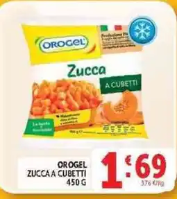 Deco Supermercati Orogel zucca a cubetti offerta