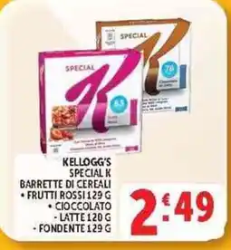 Deco Supermercati Kellogg's Special K barrette di cereali offerta