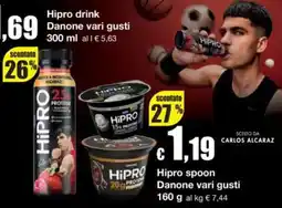 Sì con te Hipro drink Danone offerta