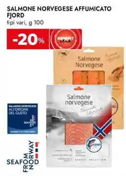 Bennet Salmone norvegese Fjord offerta