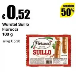Sì con te Market Wurstel Suillo Fiorucci offerta
