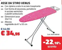 Eurobrico Asse da stiro Venus offerta