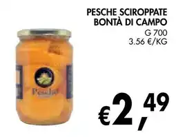 èccoMI Pesche sciroppate Bontà di Campo offerta