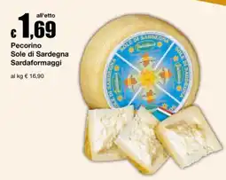 Sì con te Market Pecorino Sole di Sardegna Sardaformaggi offerta