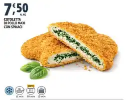Deco Superfreddo Cotoletta di pollo maxi con spinaci offerta
