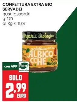 Pam Confettura extra bio Servadei offerta