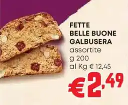 Pam Fette belle buone Galbusera offerta