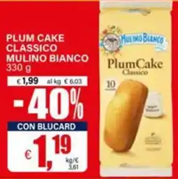 Il Gigante Plum Cake Classico Mulino Bianco offerta
