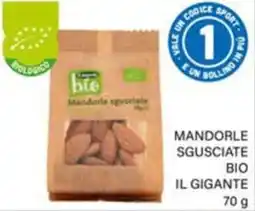 Il Gigante Mandorle sgusciate bio il gigante offerta