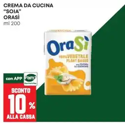 Pam Crema da cucina soia OraSi offerta