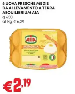 Pam Uova fresche medie da allevamento a terra Aequilibrium AIA offerta