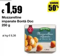 Sì con te Supermercati Mozzarelle impanate Bontà Doc offerta