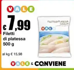 Sì con te Supermercati Filetti di platessa Vale offerta