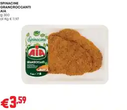 Pam Spinacine gran croccanti AIA offerta