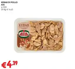 Pam Kebab di pollo AIA offerta
