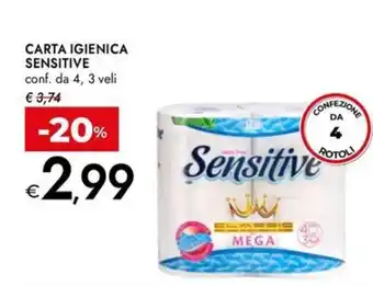Carta igienica Sensitive