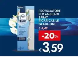 Bennet Profumatore per ambienti spray ricaricabile Glade One offerta