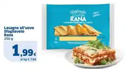 Sigma Lasagne all'uovo Sfogliavelo Rana offerta