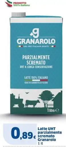 Sigma Latte UHT parzialmente scremato Granarolo offerta