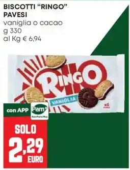 Pam Biscotti Ringo vaniglia offerta