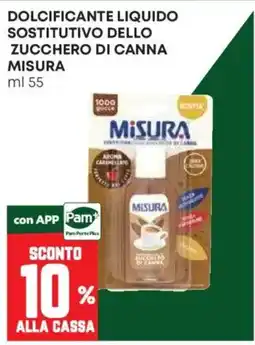 Pam Dolcificante liquido sostitutivo dello zucchero di canna Misura offerta