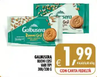 Galbusera Buoni Così